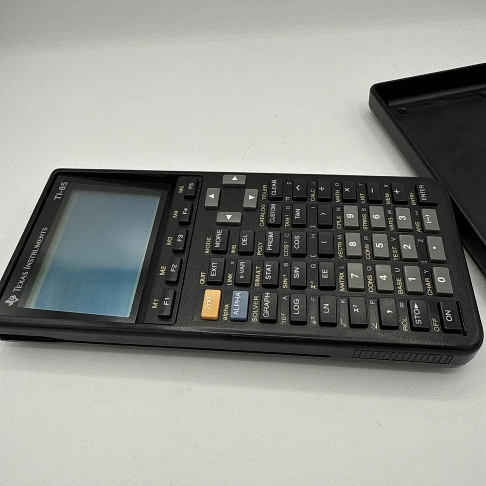 Texas Instruments TI-85 Graphing Calculator With Cover Black (C4)